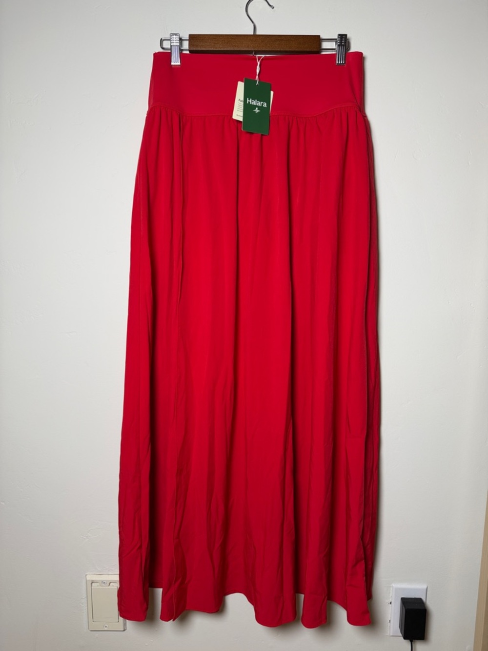 Halara Breezeful High Waisted Tummy Control 2-in-1 Flowy Quick Dry Maxi Skirt M - Picture 5 of 8